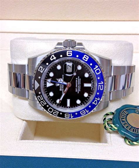 rolex blauw zwart|Rolex GMT.